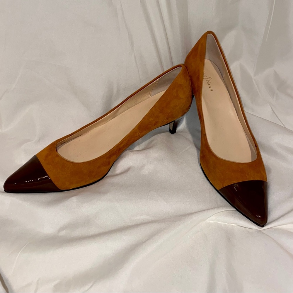 Cole Haan Suede Mini Heels